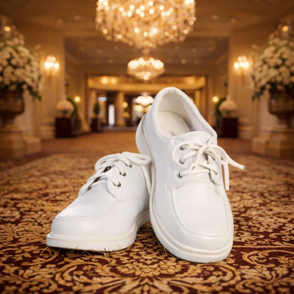 Lito NEW Boy's Dress Shoe - David White/Matte Lace Up- Communion/Wedding -Size 3